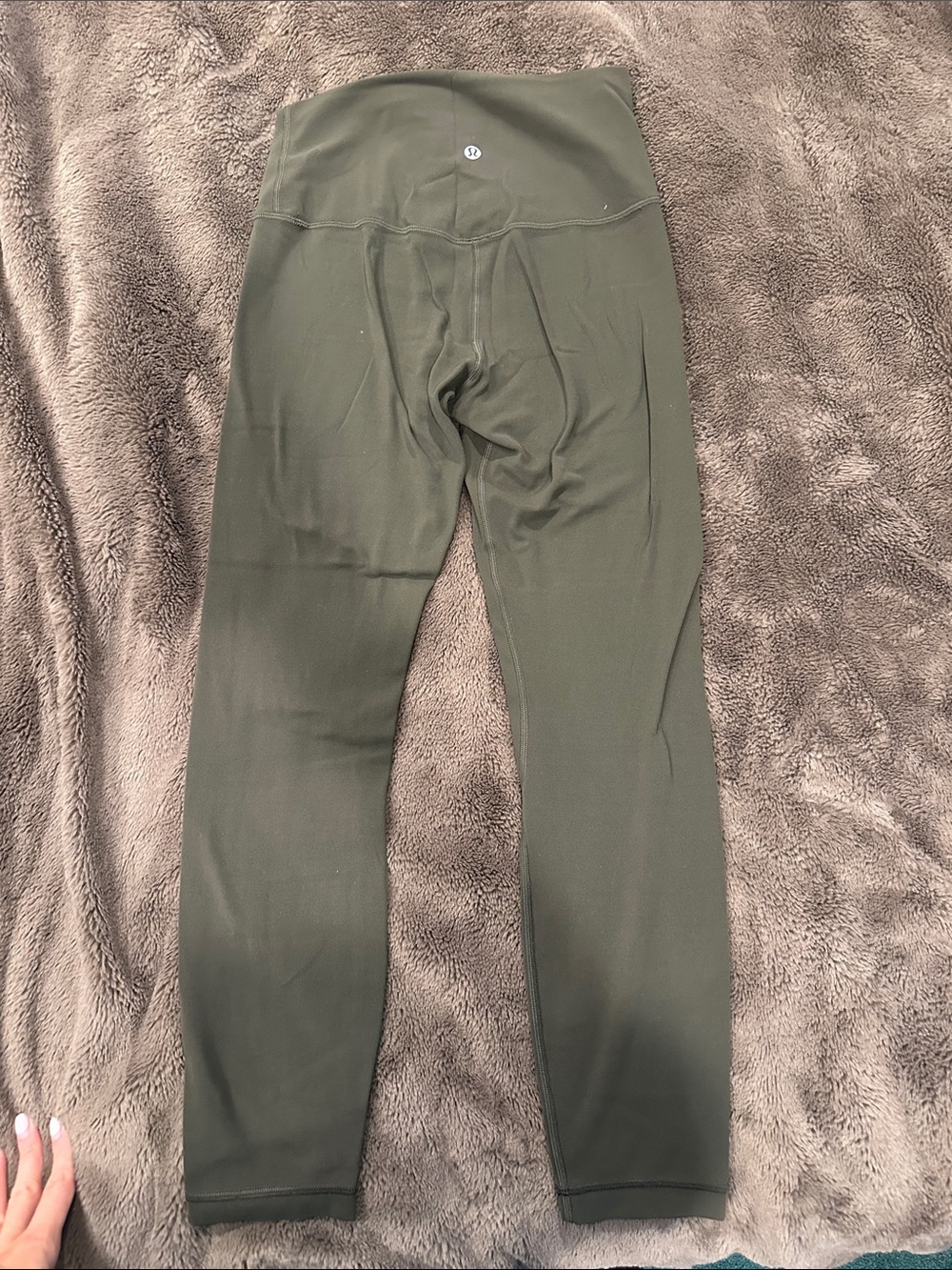lululemon athletica womens Olive Green High-Rise Leggings